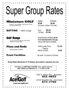top golf group rate